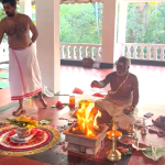 Ganesha puja to bless the yoga shala