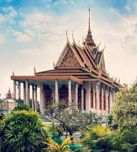 Cambodia Royal Palace in Phnom Penh