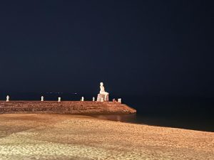 Yoga & Culture Retreat, Cambodia and Vietnam Statue at Kep beach