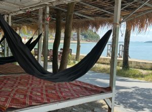 Hammocks on Kep beach
