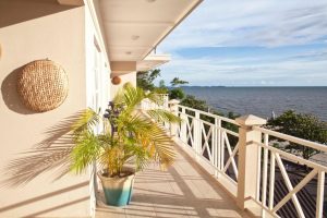 Yoga and Culture retreat to Cambodia and Vietnam. Kep Cambodia terrace to sea